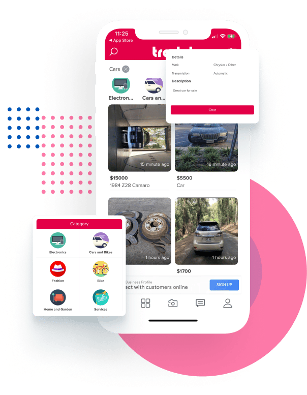 Tradet app