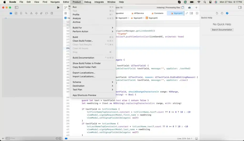 Set the build configuration to Release