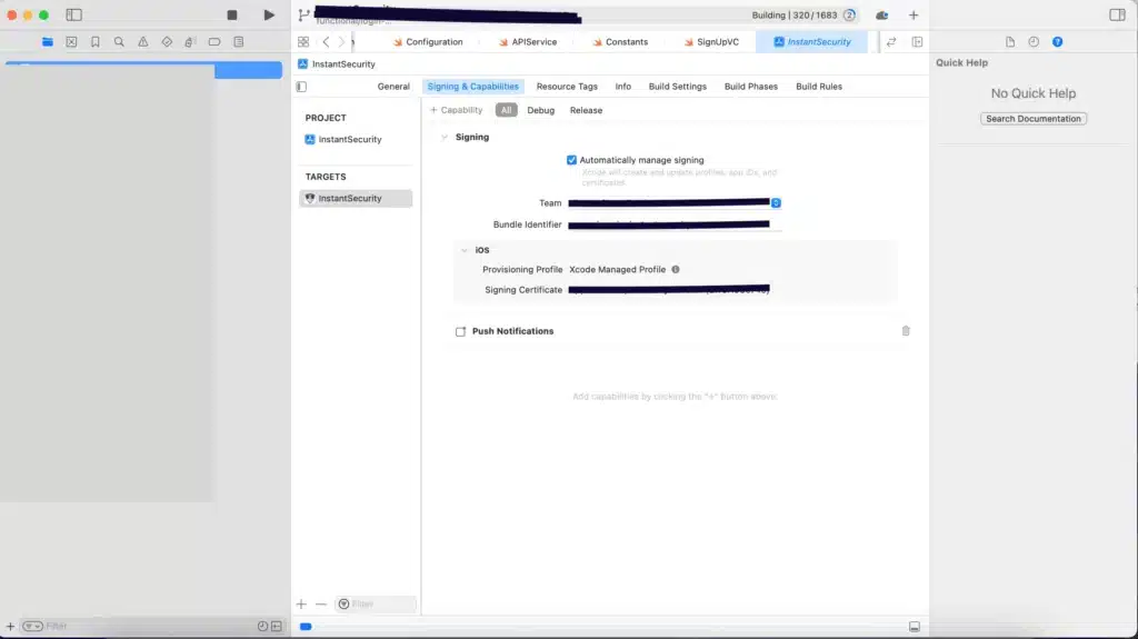 Appropriate Distribution Certificate and Provisioning Profile